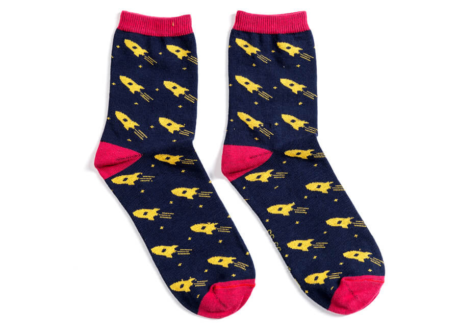 Sosete femei, barbati, Racheta, bumbac,